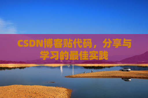 CSDN博客贴代码，分享与学习的最佳实践